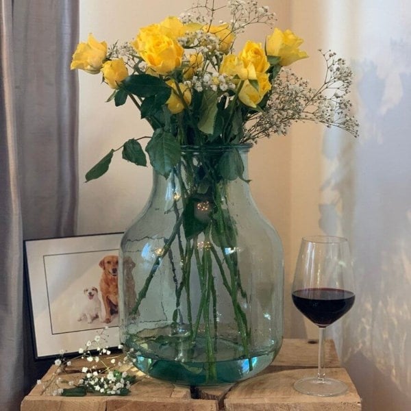 Recycled Glass Vase (2)