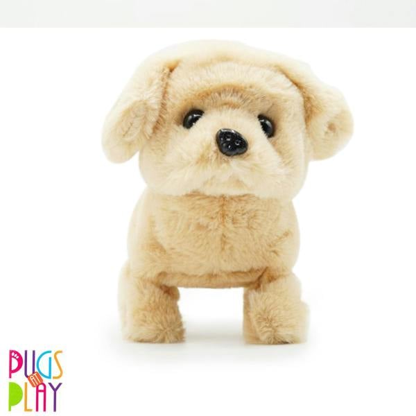 Pugs at Play Goldie Interactive Walking Dog Plush Toy