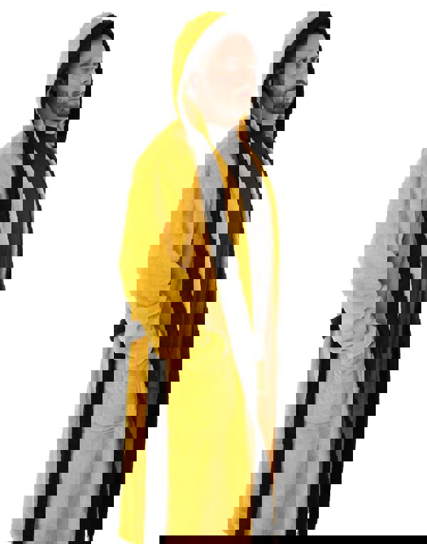 Star Trek Mens Yellow Hooded Bathrobe