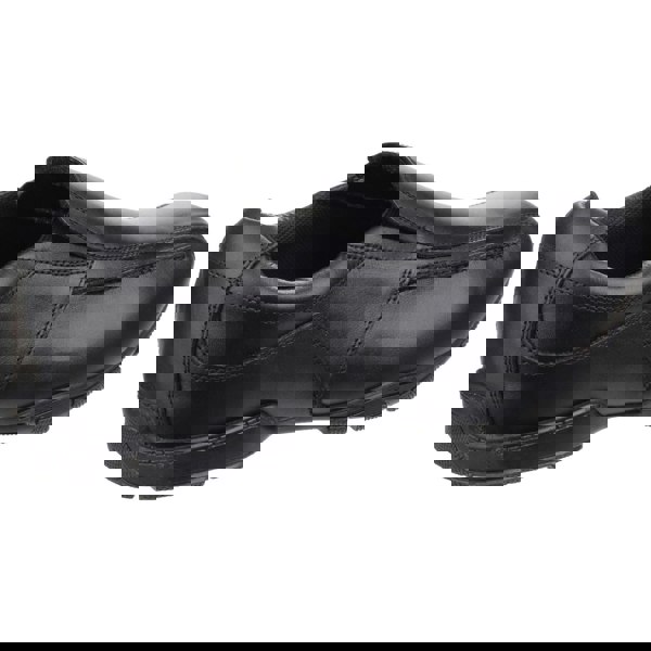 Hush Puppies Bespoke Senior Leather Boys's Black Loafers