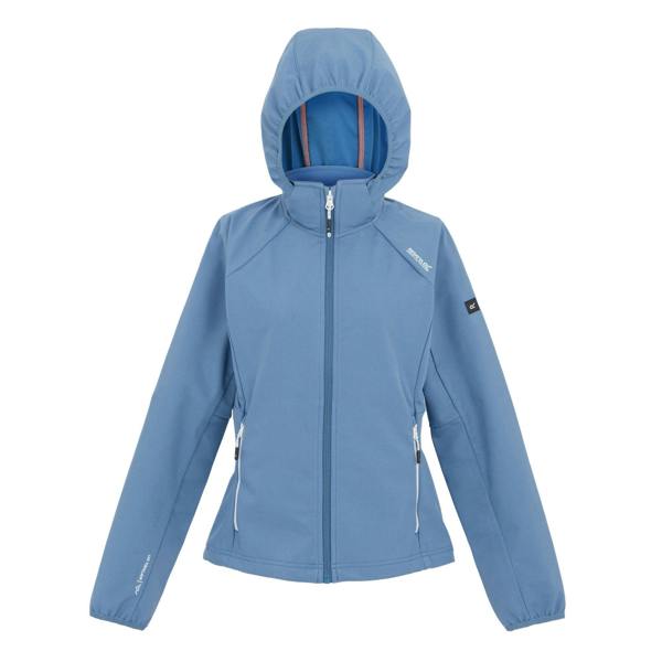 Regatta Womens/Ladies Bourda Soft Shell Jacket - Coronet Blue/White