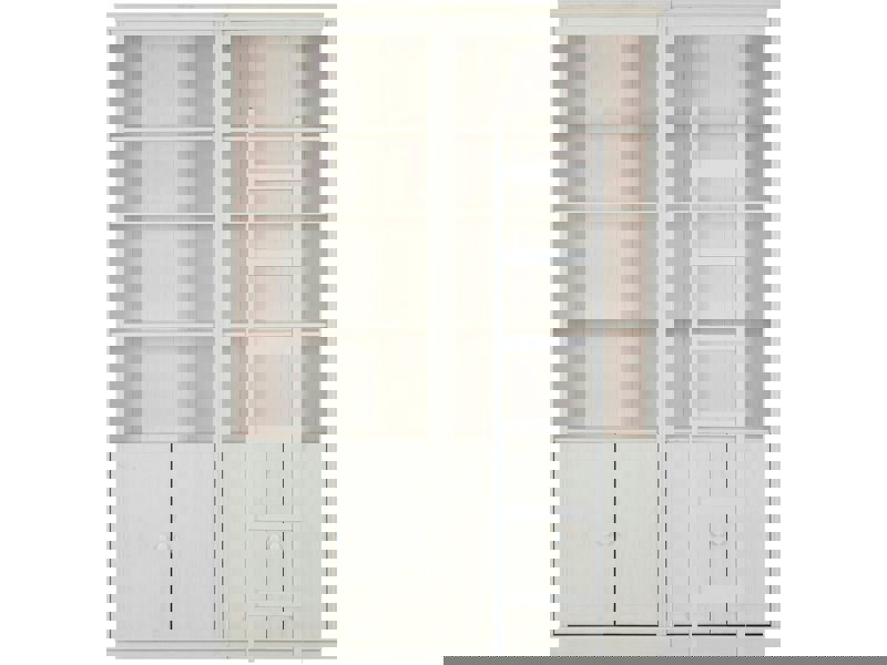 Dorel Home Anita Wall Unit G in White Lacquer