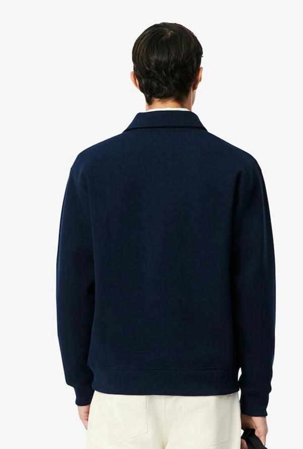 Lacoste Polo Collar Piqué Sweatshirt