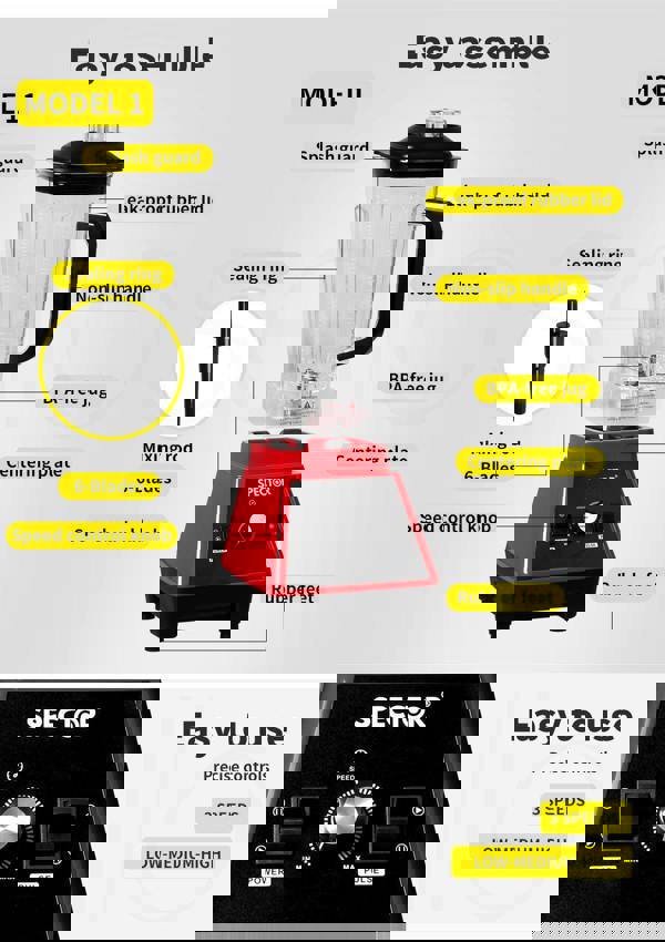 Spector 2L Commercial Blender Mixer Food Processor Juicer Smoothie Ice Crush