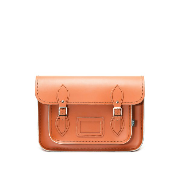 Zatchels Handmade Leather Satchel - Burnt Orange