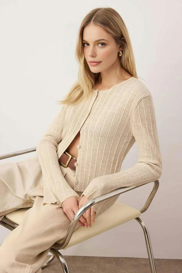 WOVCOR Spanish Sleeve Knit Cardigan