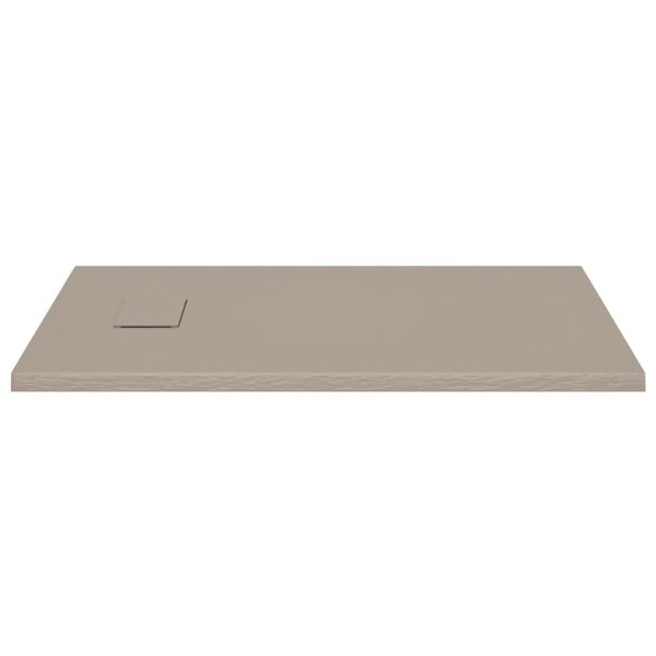 Berkfield Shower Base Tray SMC Brown 100x70 cm