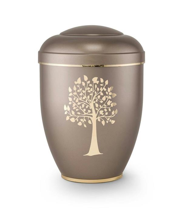 Memorials Direct Arboform Gold Tree Urn (Mink) - XL Adult