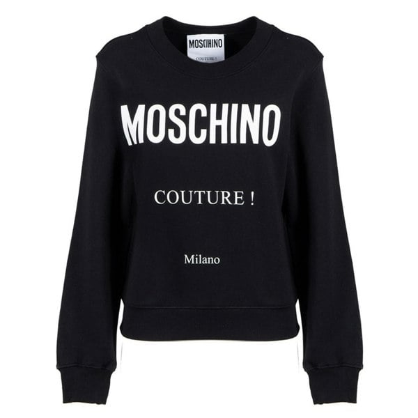 MOSCHINO 221EA17230528 1555 BLACK JUMPER FEMALE XXS