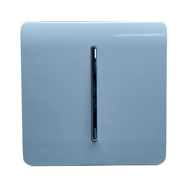 Trendi Switch 1 Gang 1 or 2 way Rocker Light Switch in Sky Blue