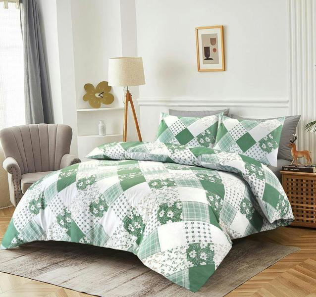 Eloise DREAMZONE Green Duvet Cover Set