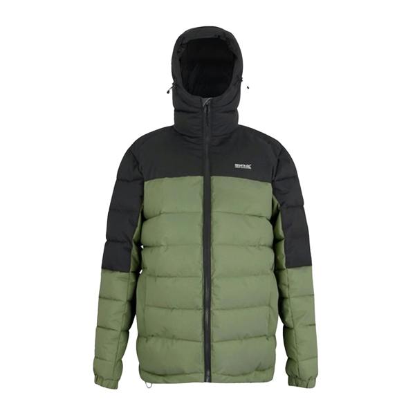 Regatta Mens Aldthorn Padded Jacket - Olive Night/Black - 