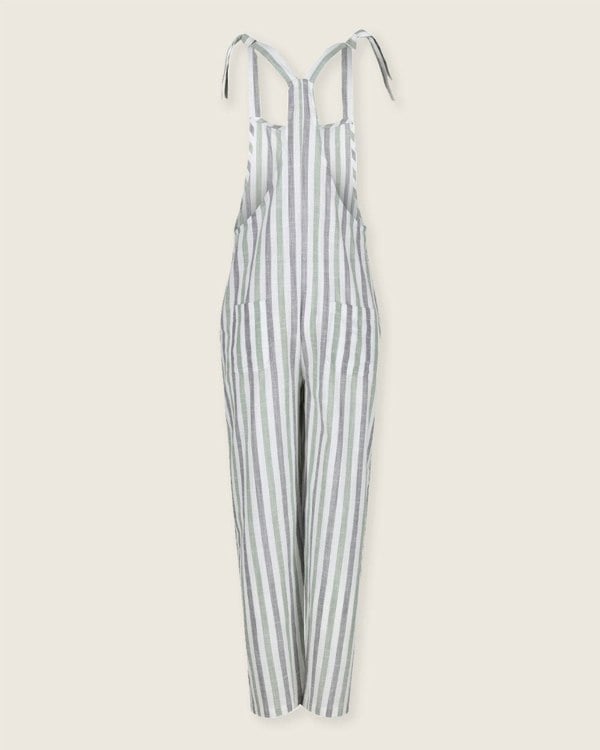 Erin Multicolour Stripe Print Dungarees- image 5