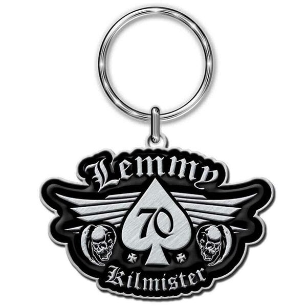 Lemmy Keyring Kilmister 70 Logo Keychain