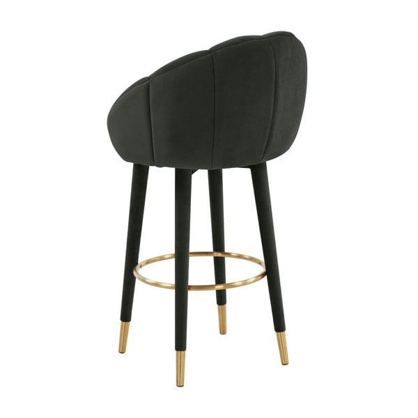 Furniture Edit Myla Black Swivel Bar Stool