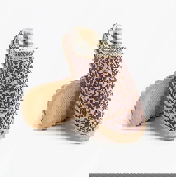 Jo & Joe KOALA Womens Mule Slippers Leopard