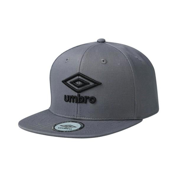 Umbro Flat Snapback Baseball Cap - Grey