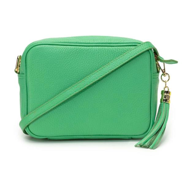 Elie Beaumont Crossbody Tassel Pistachio