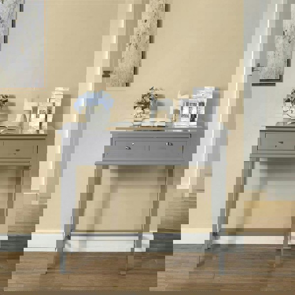 Dorel Home Franklin Writing Desk with 1 Drawer Grey