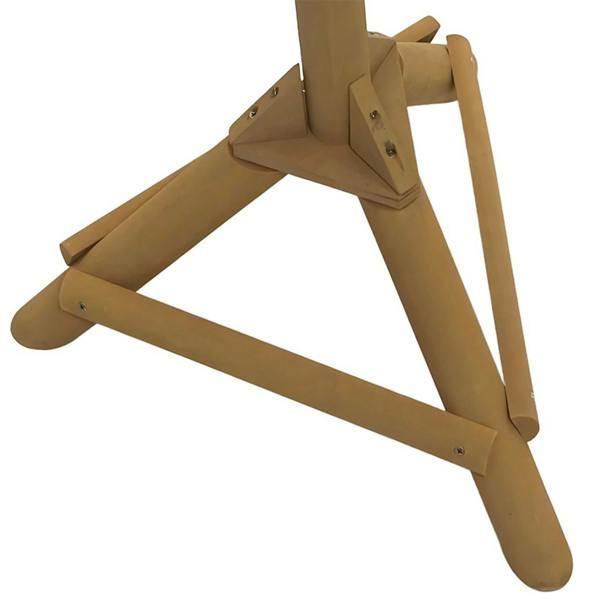 Gr8 Garden Hexagonal Wooden Bird Feeding Station Table with Roof Outdoor Garden Bird Feeder Stand