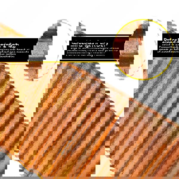 Nicoman Corrugated Pre-Rusted Metal Garden Border Roll