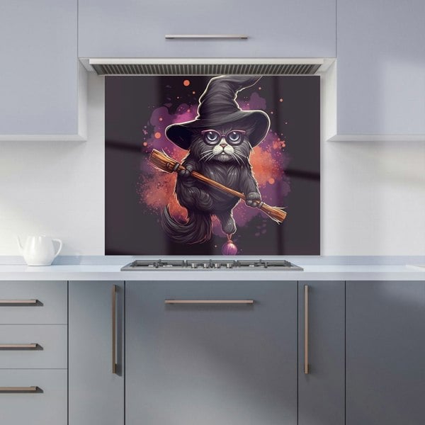 Warren Reed - Designer Cat And A Broom Kitchen Splashback