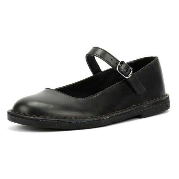 Clarks Originals Desert Jane Leather Women's Black Shoes