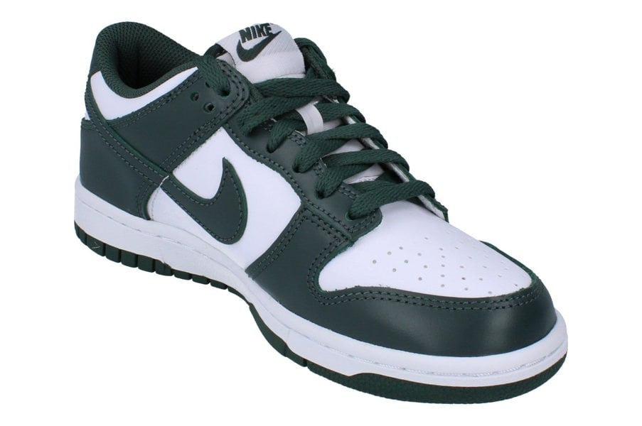 Nike Dunk Low GS Trainers Fb9109  120 - White Vintage Green 120 - Photo 3