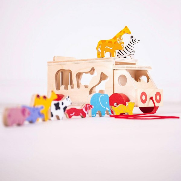 Bigjigs Toys Animal Shape Lorry