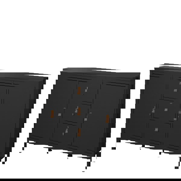 Furniture To Go Barcelona Sideboard 2 doors + 3 drawers  in Matt Black