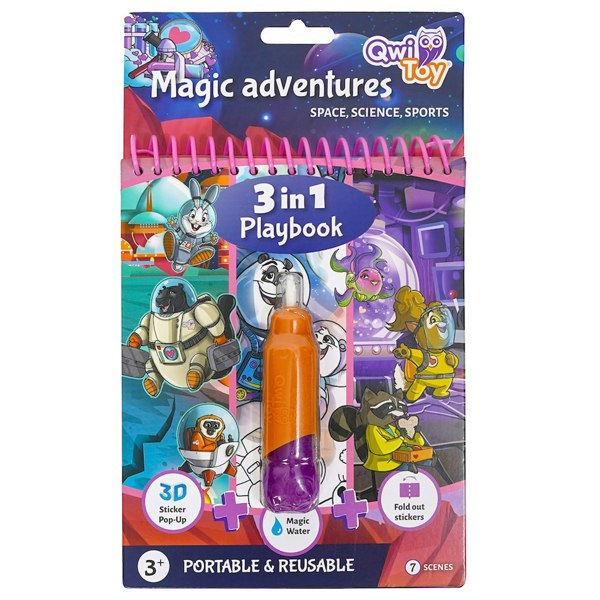 QwiToys 3 in 1 Magic Adventures Playbook
