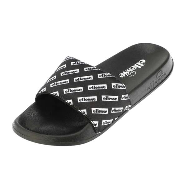 Ellesse Mens Morgans Slip-on Casual Flat Slides - Black - 