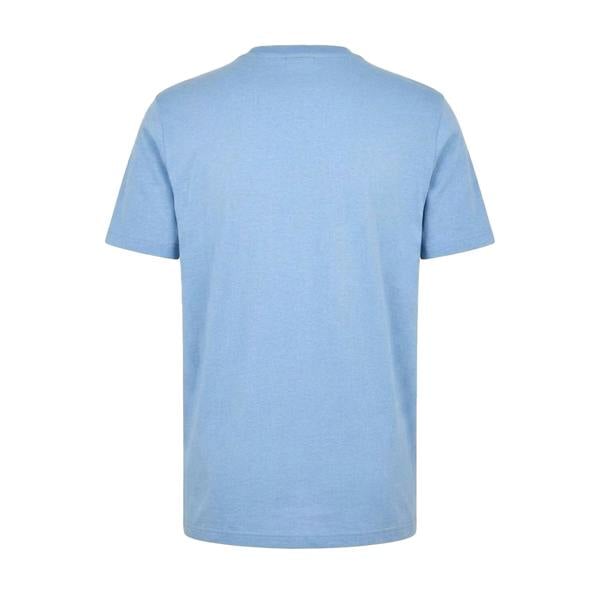 Boss Mens Stitched Cotton Logo T-Shirt - Blue - 