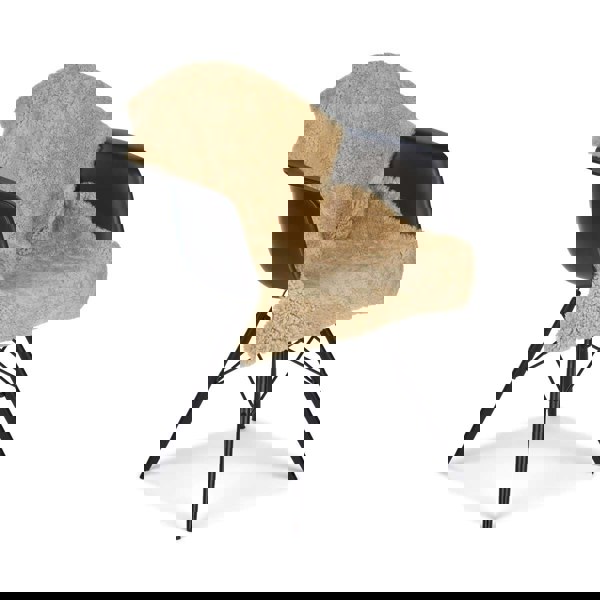 New Zealand Sheepskin | Short Curly Wool | Rug 90 cm Moonstone