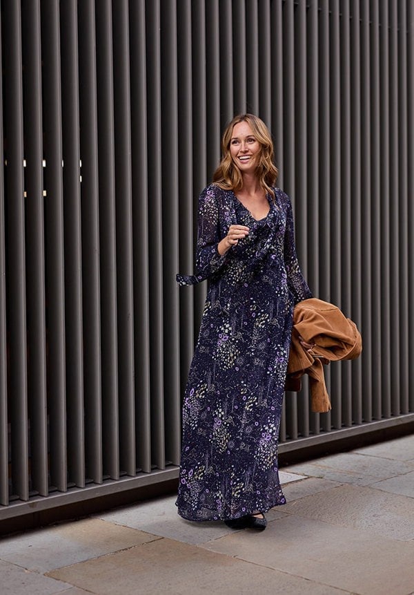 Margot Zodiac Maxi Dress in Multi