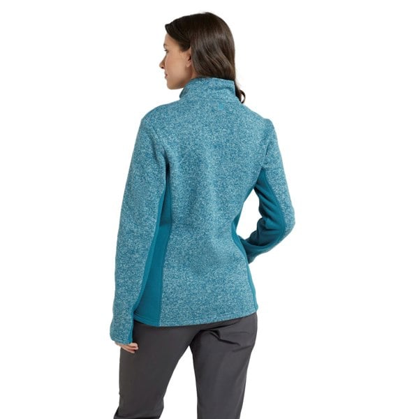 Mountain Warehouse Womens/Ladies Idris Panelled Fleece Jacket - Teal