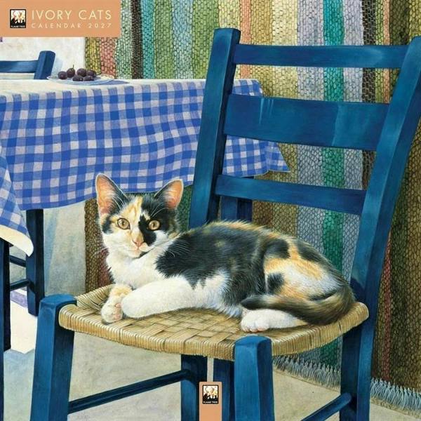 Ivory Cats Calendar 2027 (illustrations by Lesley Anne Ivory)
