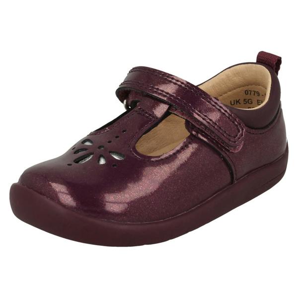Start-rite Girls Startrite T-Bar Laser Detailed Shoes Puzzle