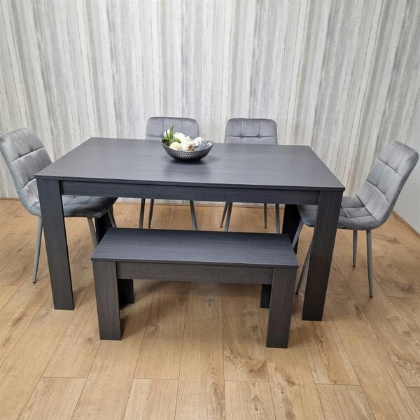 Kosy Koala Dining Table Set with 4 Chairs Dining Room, Kitchen table set of 4, and Bench