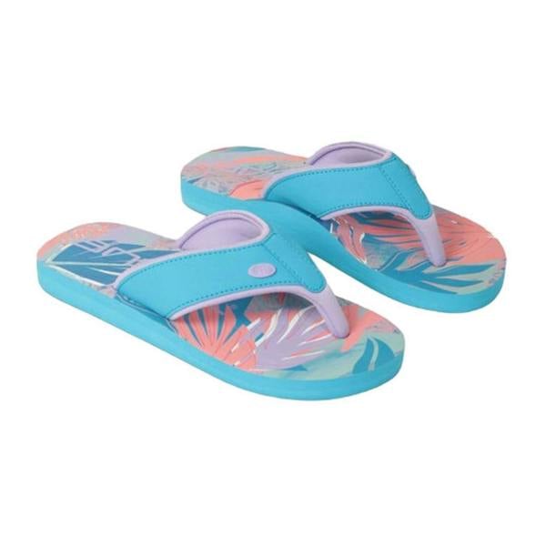 Animal Childrens/Kids Swish Recycled Flip Flops - Lilac - 
