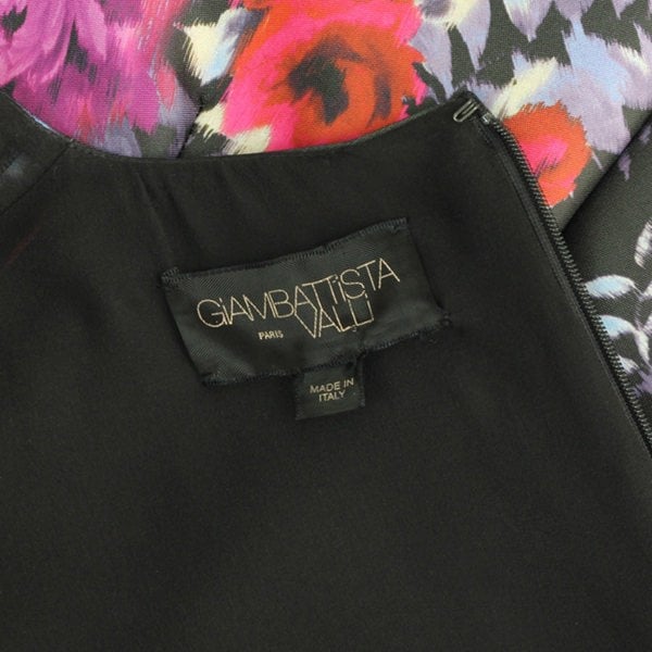 An elegant floral-print dress by Giambattista Valli