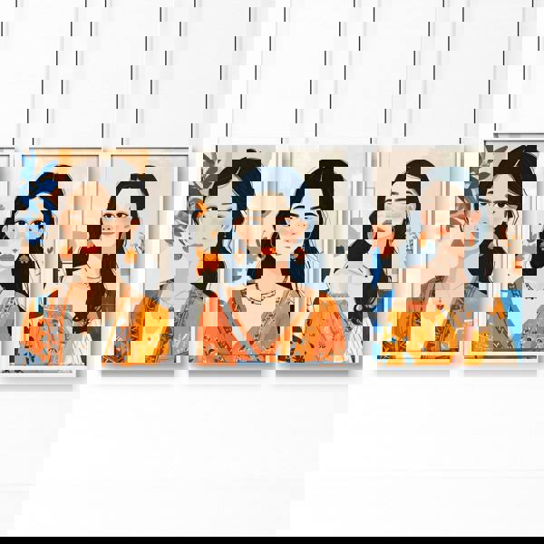 Boho Wall Art Decor | Set of 3 Boho Women Wall art Prints