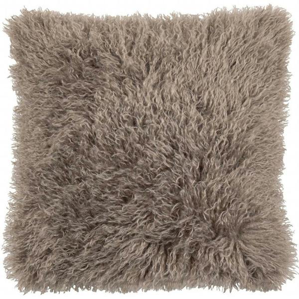Furn Rowan Faux Fur Cushion Cover - Mocha
