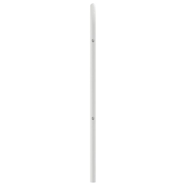 Berkfield Metal Headboard White 135 cm