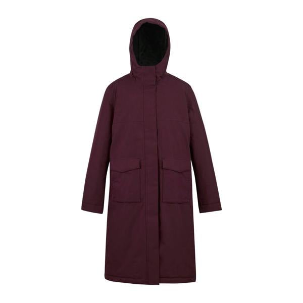 Regatta Womens/Ladies Yarli Longline Waterproof Jacket - Fig/Black