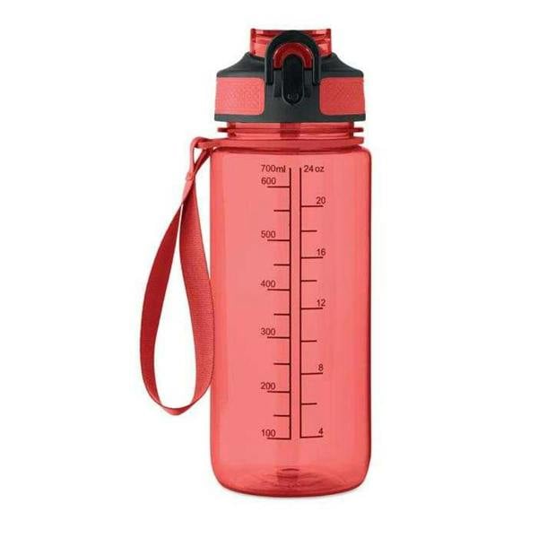 MidOcean Enkel 700ml Sports Bottle - Transparent Red - 