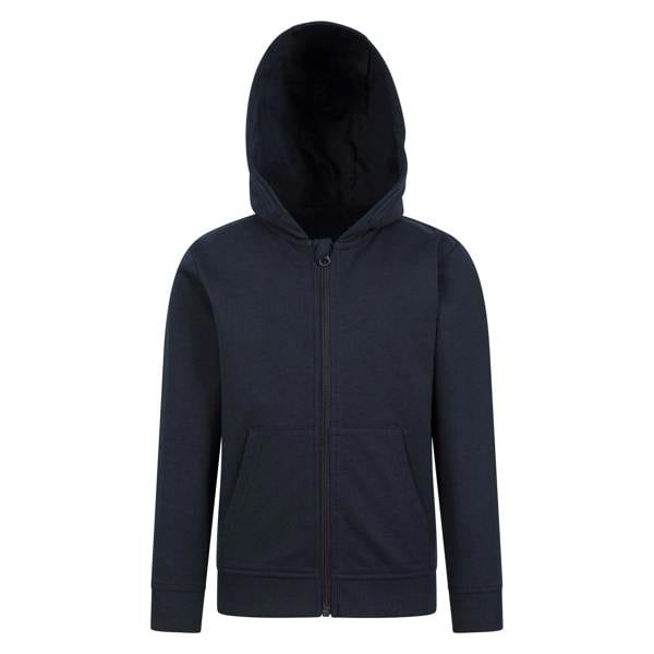 Mountain Warehouse Childrens/Kids Essentials Full Zip Hoodie - Navy - 
