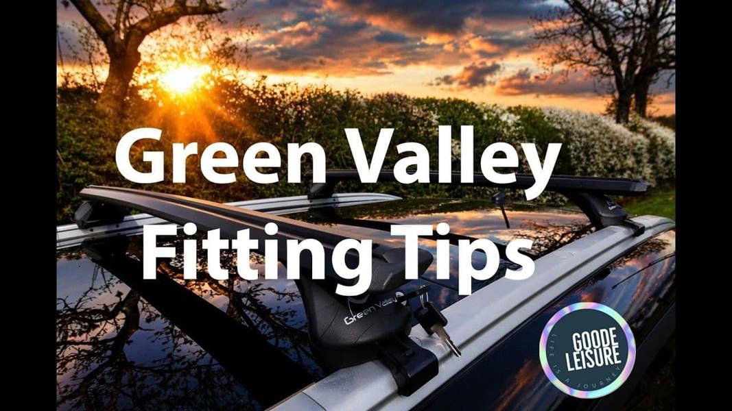 Green Valley Aerodynamic Roof Rack Wing Bars in Black, Fits MG EHS / HS 2018+ onwards Flush Rails