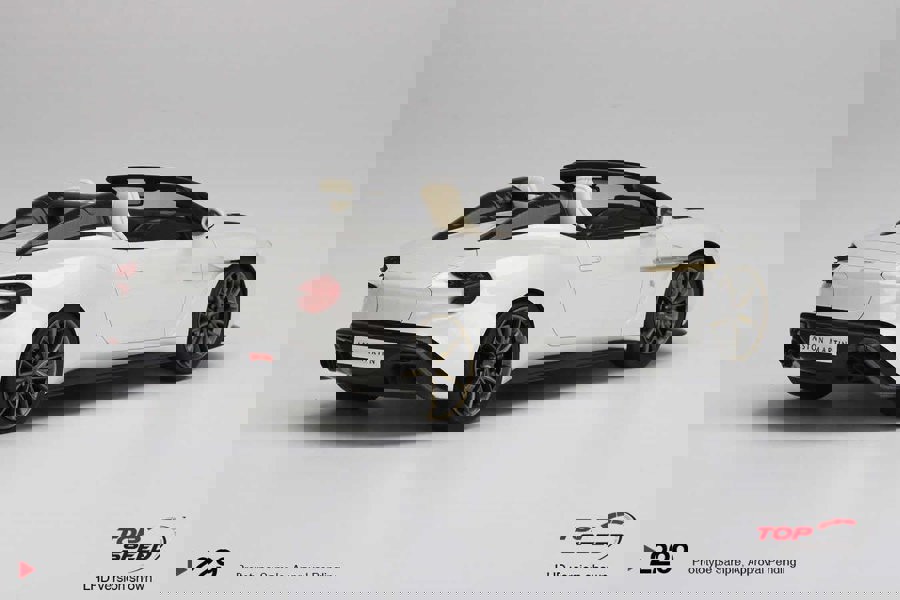 TSM Aston Martin Vanquish Zagato Speedster Escaping White  1:18 Scale TSM TS0229