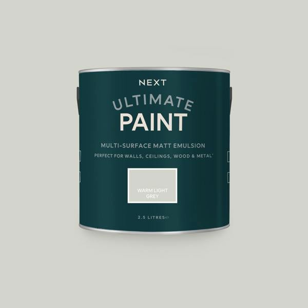 Next Warm Light Grey Mixed To Order Ultimate Paint 2.5L